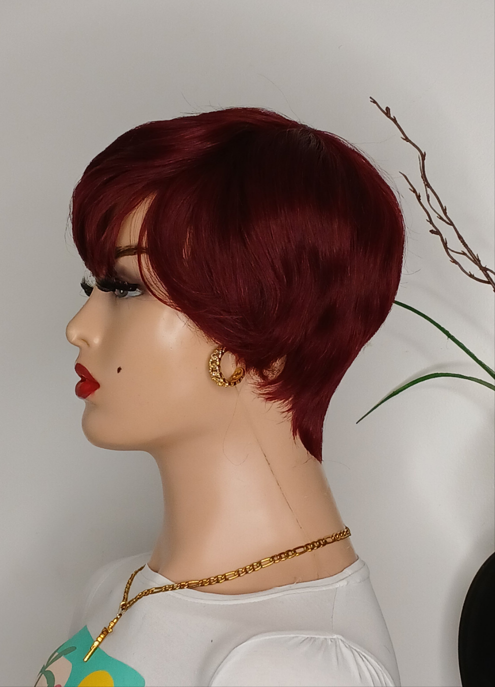 Perruque coupe courte ,couleur comme sur la photo