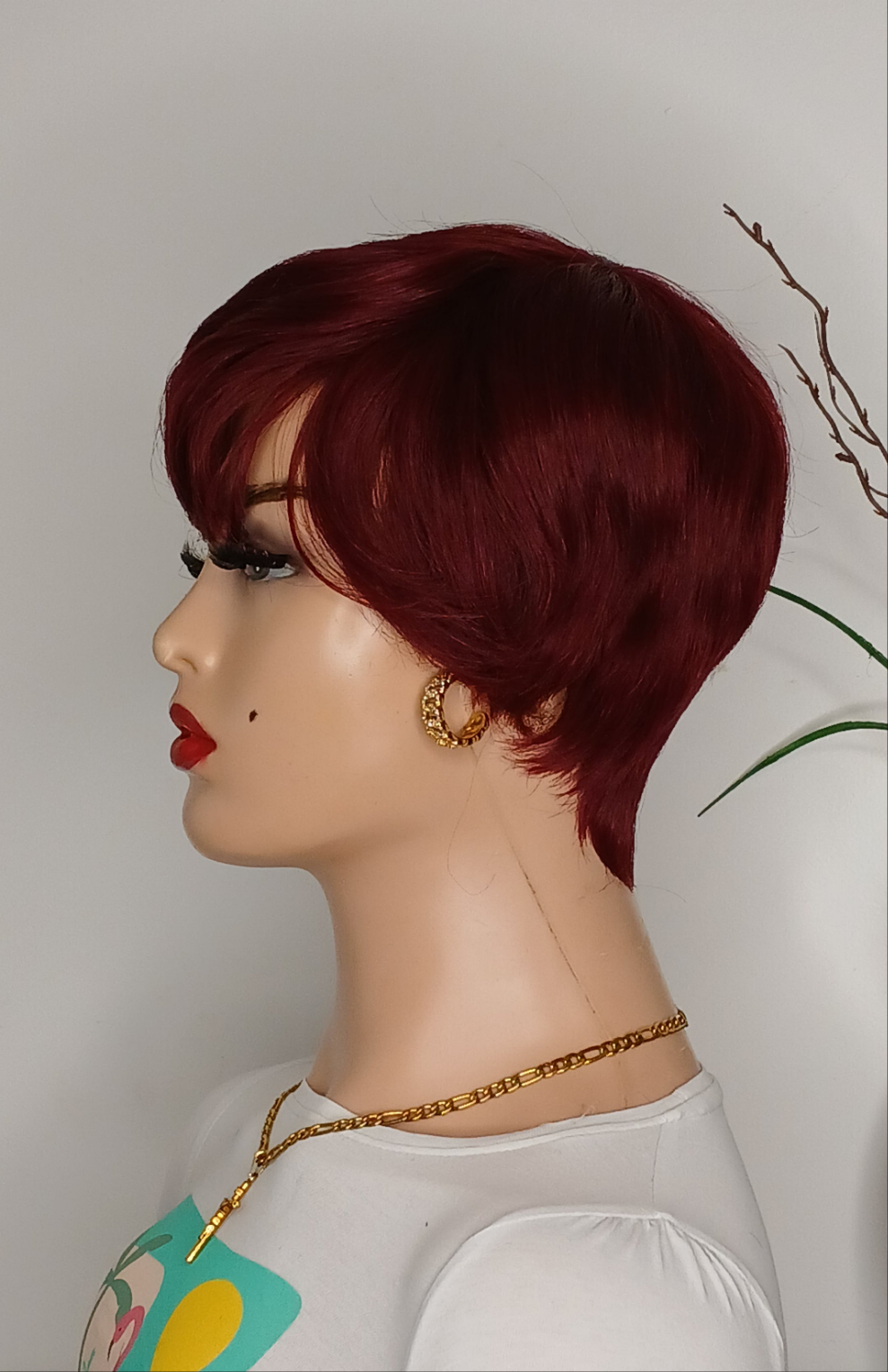 Perruque coupe courte ,couleur comme sur la photo