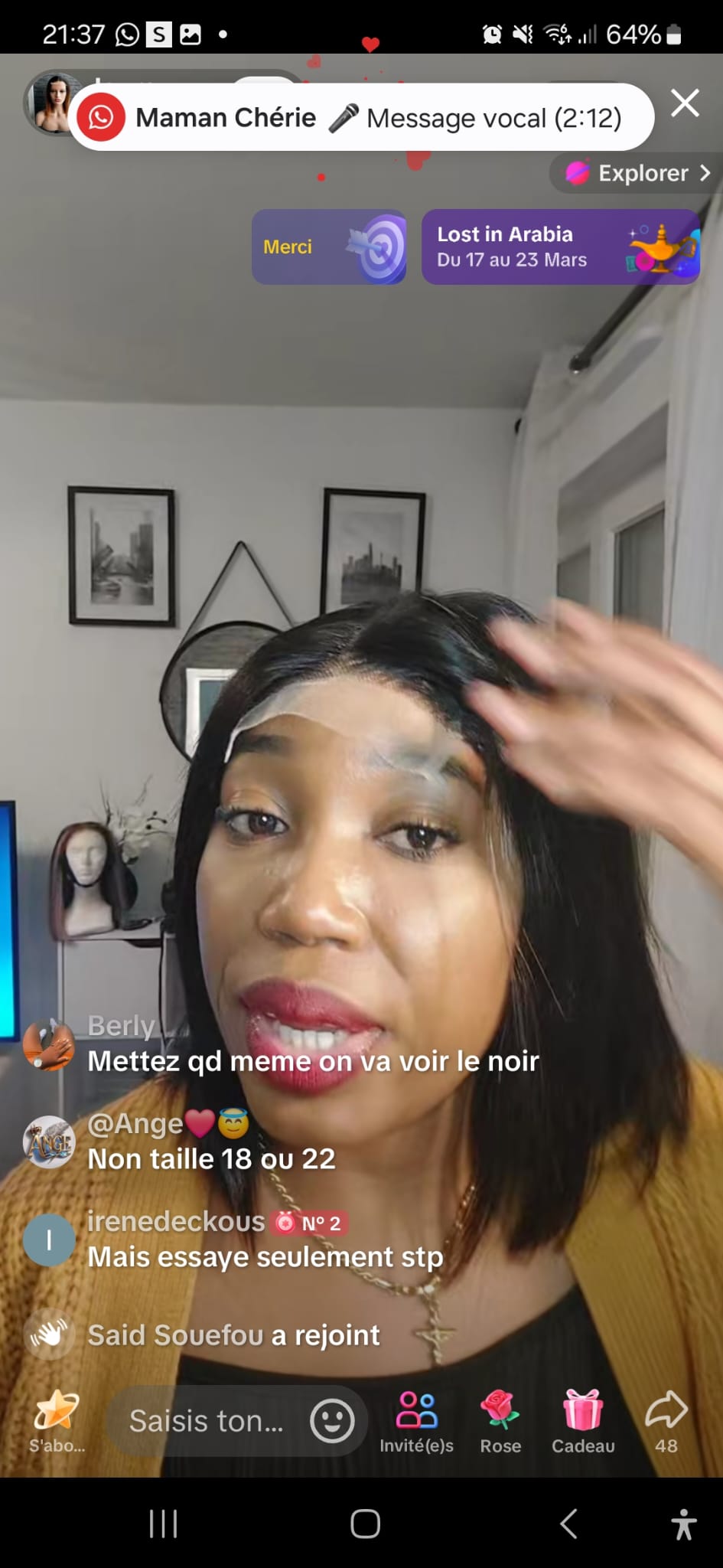 Coupe carrée 4X4 Lace