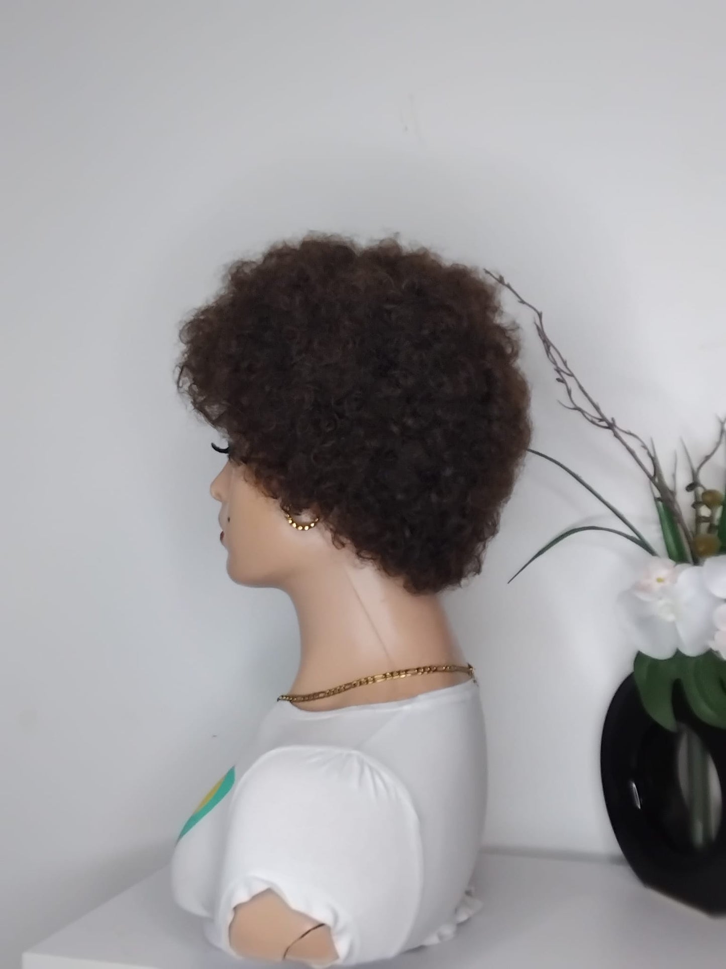 Perruque afro couleur n 4 ,couleur comme sur la photo