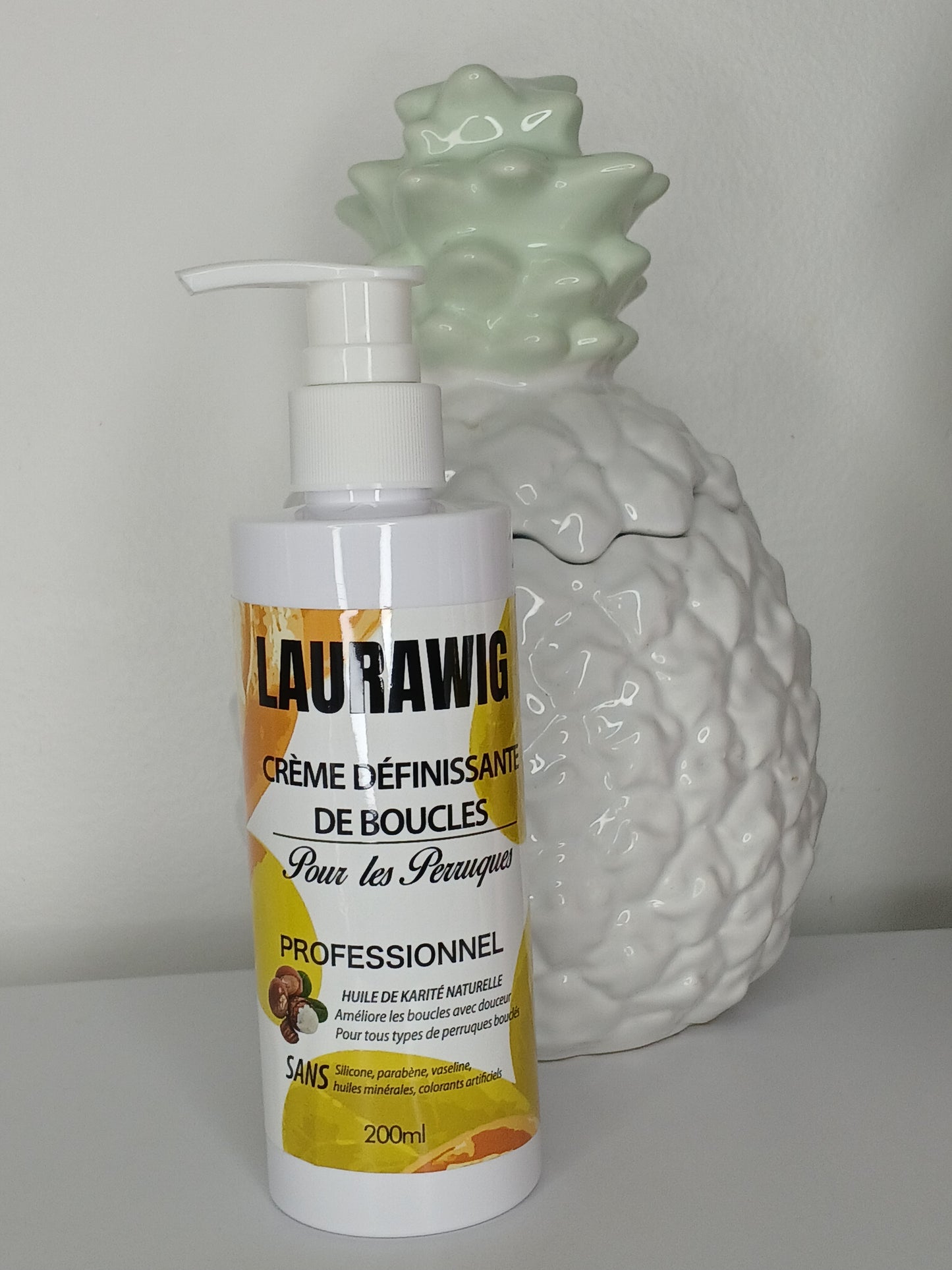 Creme pour définir les cheveux bouclés de vos perruques