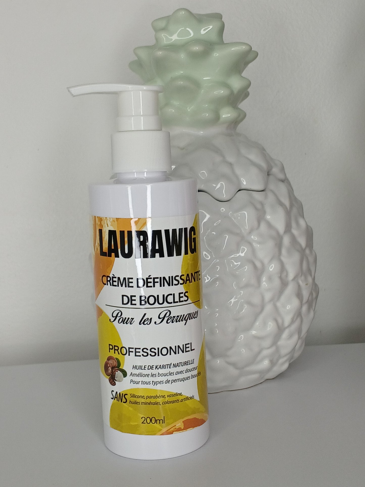 Creme pour définir les cheveux bouclés de vos perruques