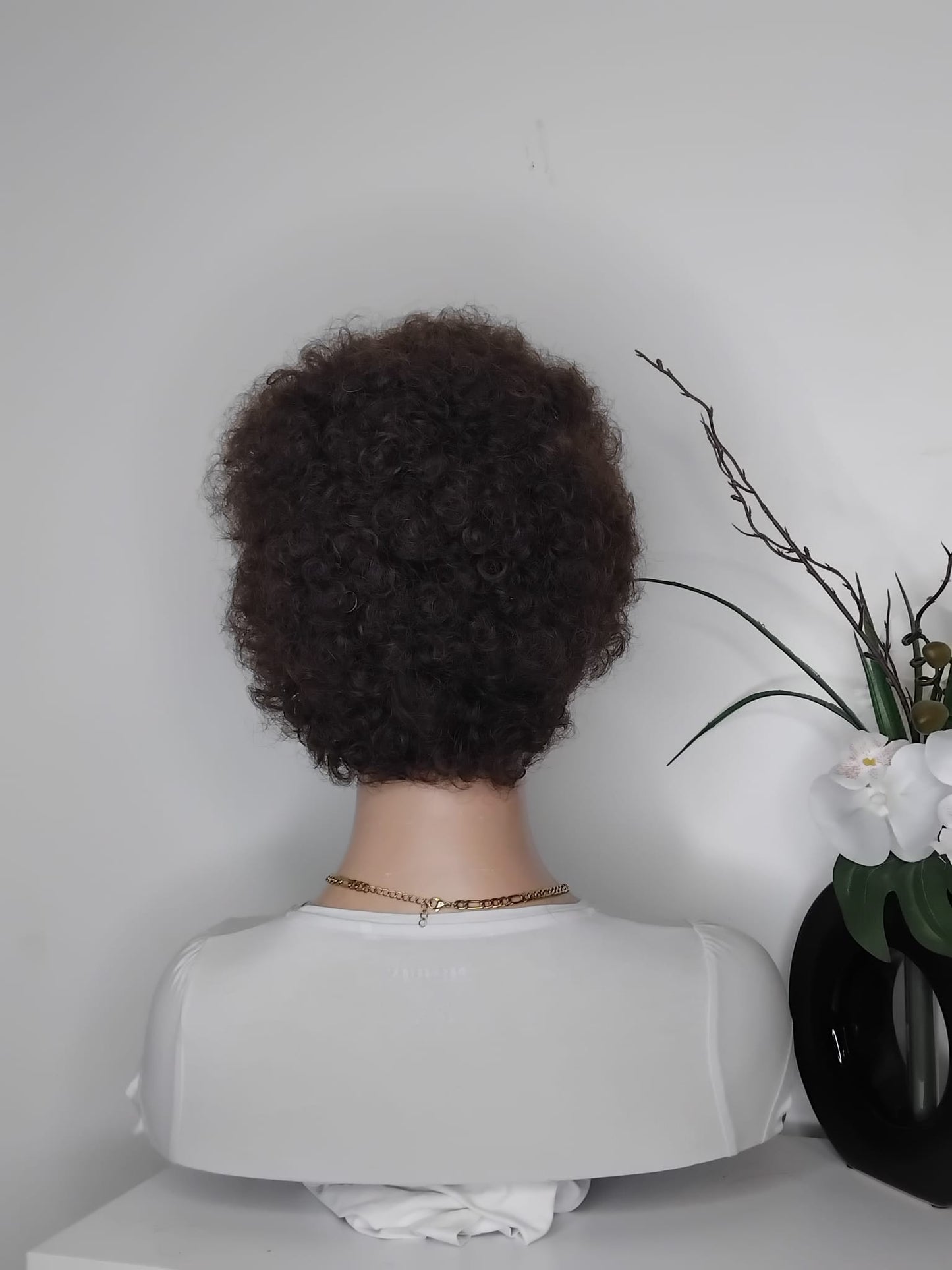 Perruque afro couleur n 4 ,couleur comme sur la photo