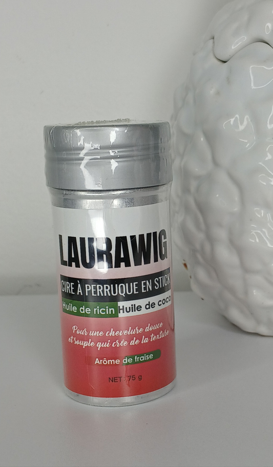 Cire senteur fraise pour coiffer vos perruque