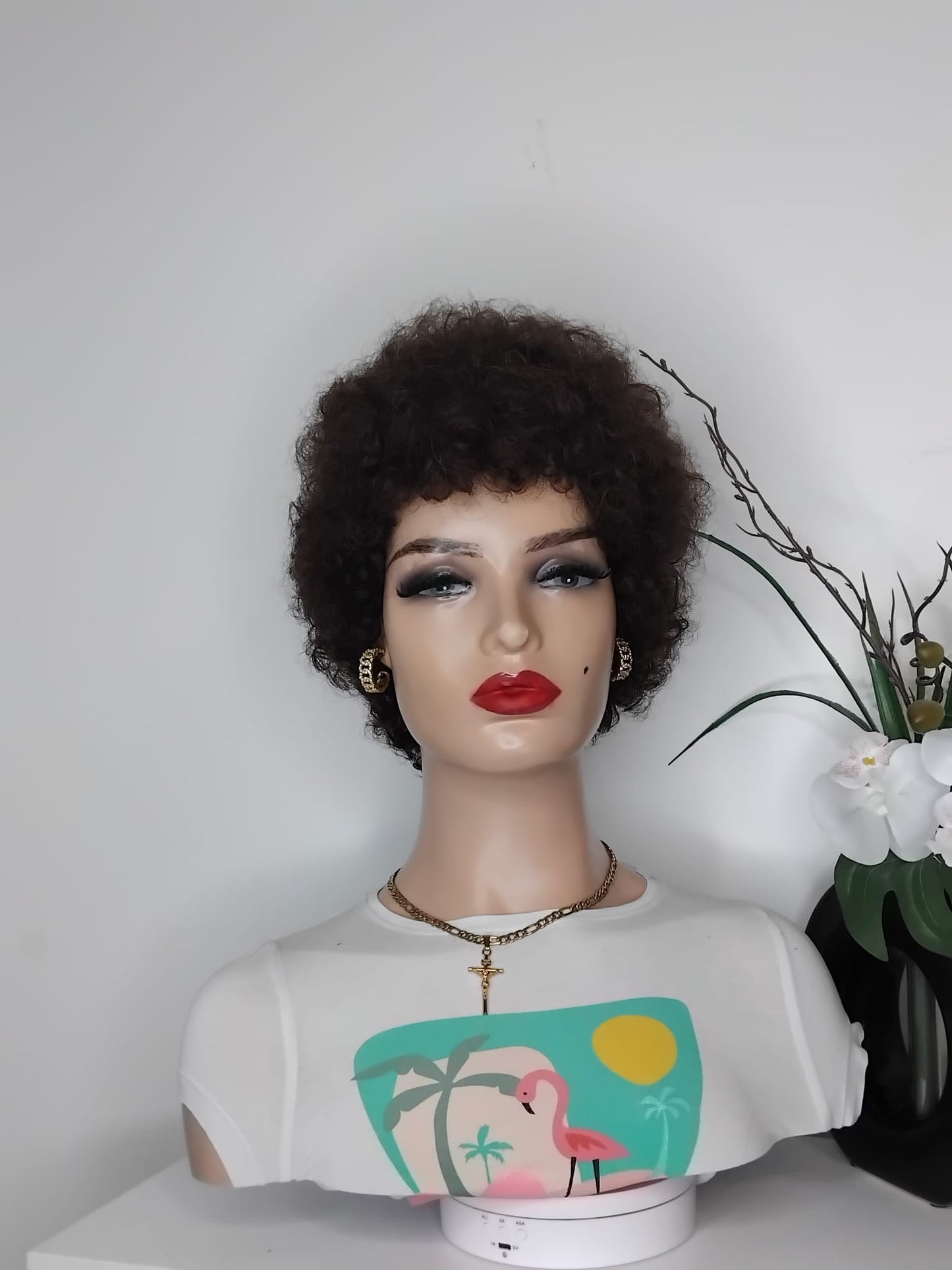 Perruque afro couleur n 4  ,couleur comme sur la photo